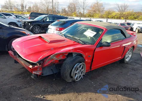 2003 Ford Mustang Gt z USA, uszkodzony, nr VIN 1FAFP45XX3F334529